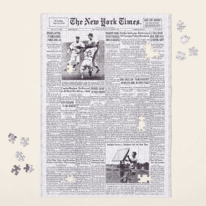New York Times Custom Front Page Puzzle – Personalised to his DoB
