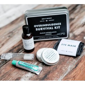 Overindulgence Survival Kit – For the guys' morning after