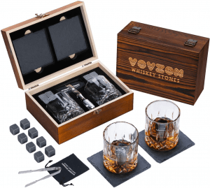 Whiskey Stones and Glasses – Great gift for most fathers-in-law