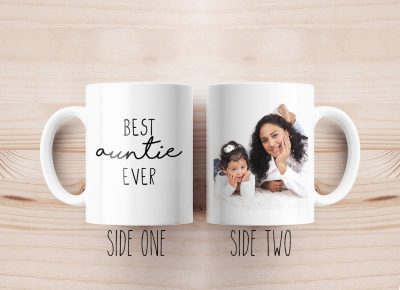 A Personalised Auntie Mug Auntie present from baby