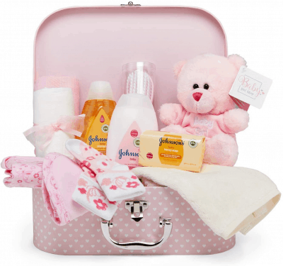 Baby Bedtime Bath Gift Set – Sweet and simple baby girl present
