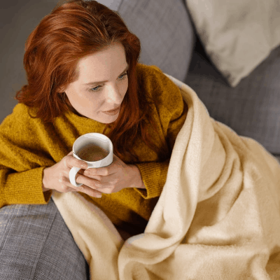 Heated Soft Blanket – A comforting gift that will make her feel safe