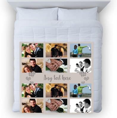 Personalised Photo Blanket A cozy present for your wife