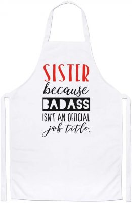 Baking or Cooking Apron - Fab big sister gifts for the best chef in the family