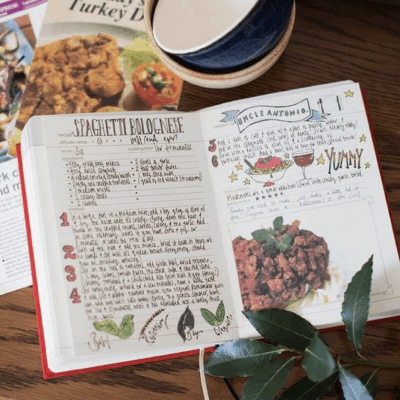 Family Recipe Book - A handy book for recipes and kitchen memories