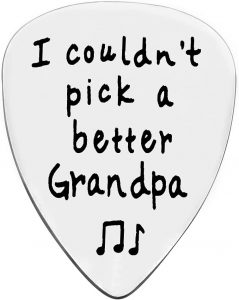 Guitar Pick – Small, funny gift for the guitarist grandad