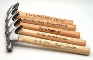 Hammer – Well suited gift personalised for the DIY enthusiast grandad