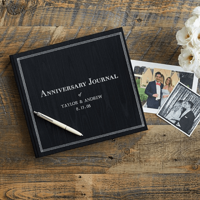 Personalised Anniversary Journal - The ideal 1st anniversary gift for her
