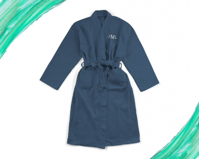 Personalised Men’s Cotton Bathrobe – A comfortable 2nd-anniversary gift for him