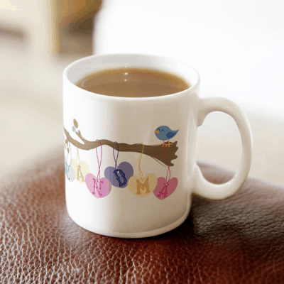 Personalised Mug - A morning cup of cheerfulness