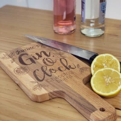 Personalised Wooden Gin Board - When life gives you lemons…it gives us sister gift inspiration
