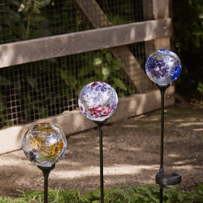 Solar Light Garden Globes - Ecofriendly lights for the garden path