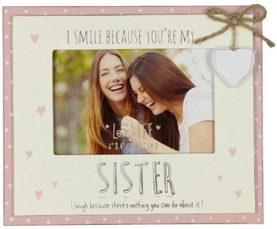 Specialist Sister Photo Frame - Best presents for sisters who love pictures
