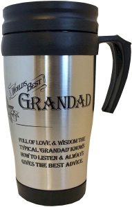 Travel Mug – Gift idea for grandpa to ensure his drink stays hot on-the-go