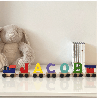 Custom Wooden Baby Toy Train – The perfect custom baby toy idea