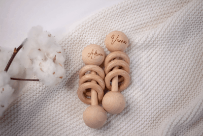 Engraved Baby Rattle – A keepsake baby gift to treasure forever
