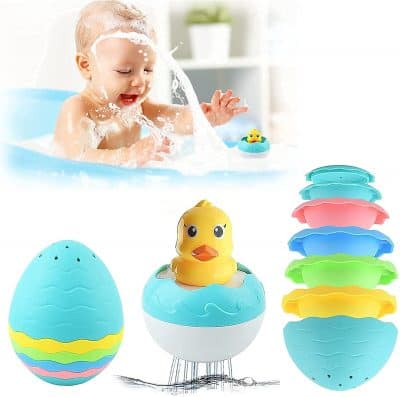 Floating Bath Toy With Duck and Eggs – A nice gift for a 1 year old boy who has everything