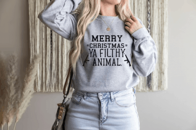 Funny Christmas Sweatshirt – A great gift for the girl who appreciates a good joke
