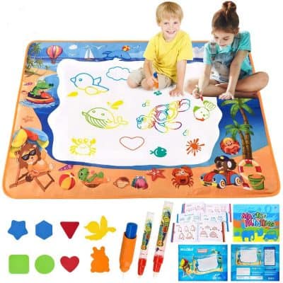 Large Water Doodle Mat – A cool artistic gift for a 4 year old boy
