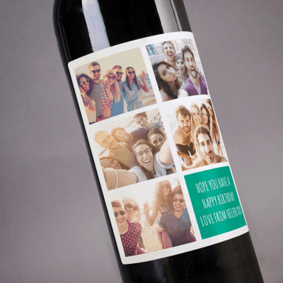 Personalised Bottle of Wine – Special birthday present for a girlfriend