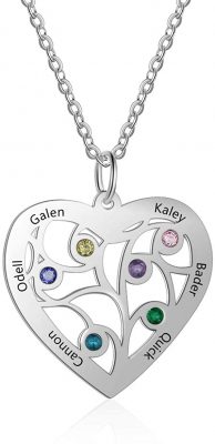 Personalised Family Tree Necklace – The perfect ‘welcome to the family gift for your sister in law