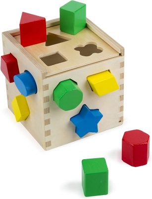 Shape sorting Cube – A useful baby boy toy for 1 year