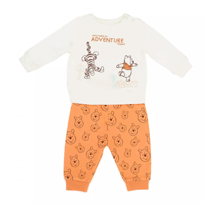 Top and Bottoms Set with Embroidery Option – Sweet and cozy last minute personalised baby gift