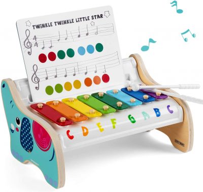 Wooden Xylophone With Musical Sheets – A musical gift for a 2 year old boy