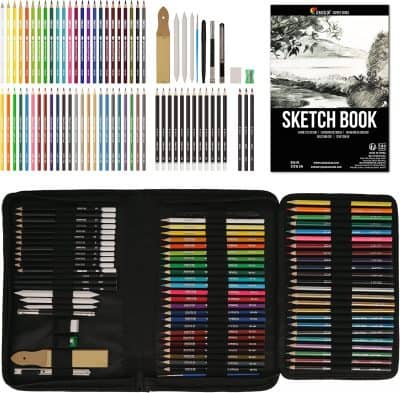 Colouring Pencil Art Set Gift idea for 13 year old boys to help him express himself 1