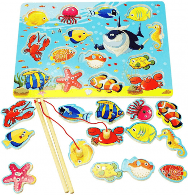 Magnetic Fishing Puzzle – Educational toys for 3 year olds
