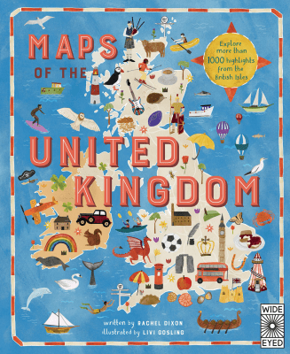 Maps of the United Kingdom Book – A great present for 8 year old boys who are curious