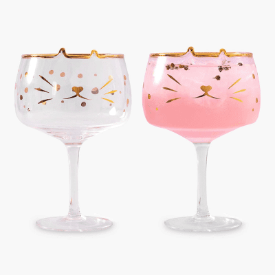 Cat Gin Glasses – Gin gift sets of unique glassware