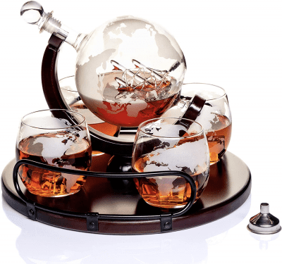 Globe Whiskey Decanter – Gifts for whiskey lovers