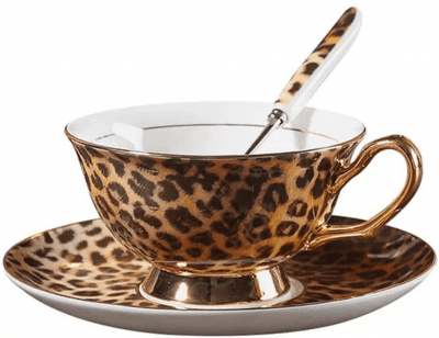 Leopard Tea Cup Set – Fun presents for tea lovers