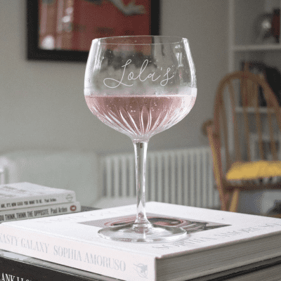 Personalised Gin Glass – Personalised gin gifts