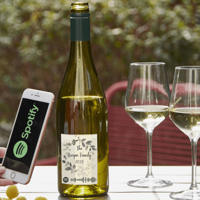 Personalised Playlist Wine Bottle – Unusual gifts for wine lovers