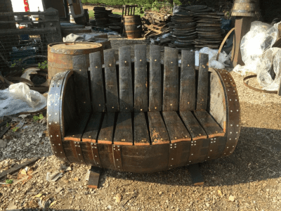 Whiskey Barrel Seat – Unique gifts for Jack Daniels lovers