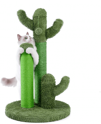 Cactus Scratching Post – Funny gifts for cat lovers