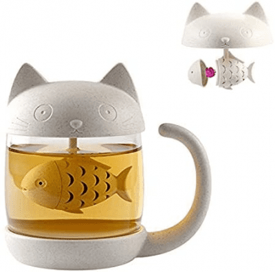 Cat Tea Infuser Mug – Tea gifts for cat people