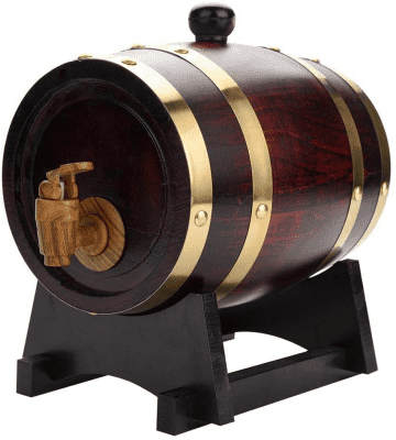 Oak Barrel Wine Dispenser – Thoughtful gift idea for wine collectors
