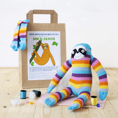 Sloth Sock Doll Kit – Craft gifts for sloth lovers
