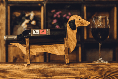 Wine Holder – Unique dachshund gifts