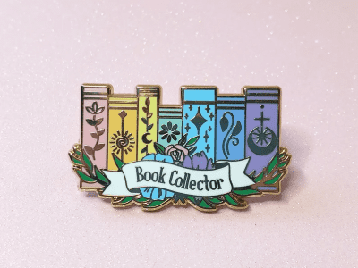 Book Lover Enamel Pin – Fashionable jewelry gift idea for book lovers in the UK