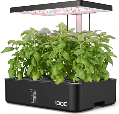 Hydroponic 12 Plant Herb Garden – Indoor presents for gardeners
