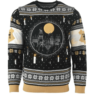 LED Ugly Christmas Sweater – Wearable Harry Potter presents UK