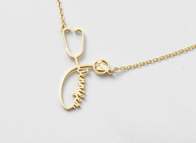 Stethoscope Necklace – Nurse graduation gifts